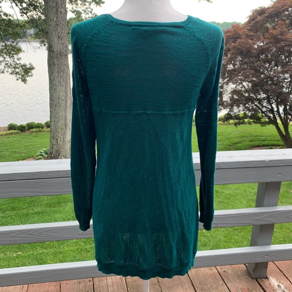 Knitted & Knotted Slub Knit Swing Tunic Sweater - Picture 6 of 10